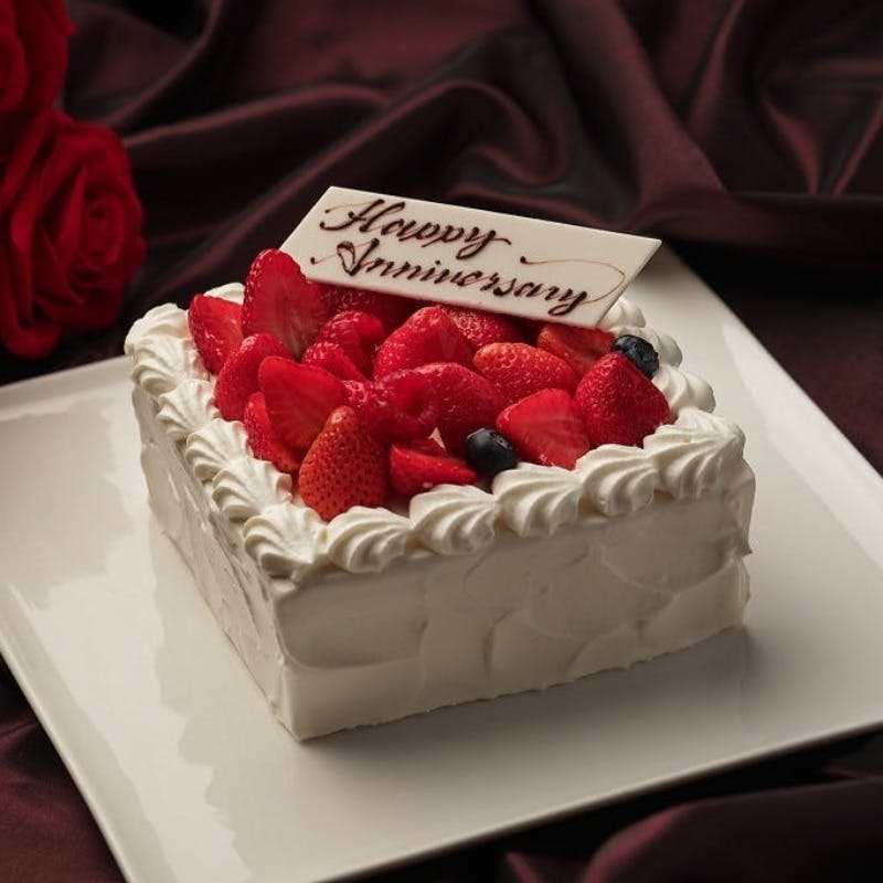 【アニバーサリーケーキ2名様用】ウエディングパティシエが創る、世界でたった一つのケーキ！