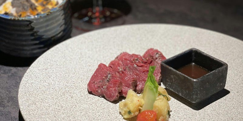 【ショートコース】季節野菜の前菜と牛フィレ肉＋乾杯シャンパーニュorロゼワイン