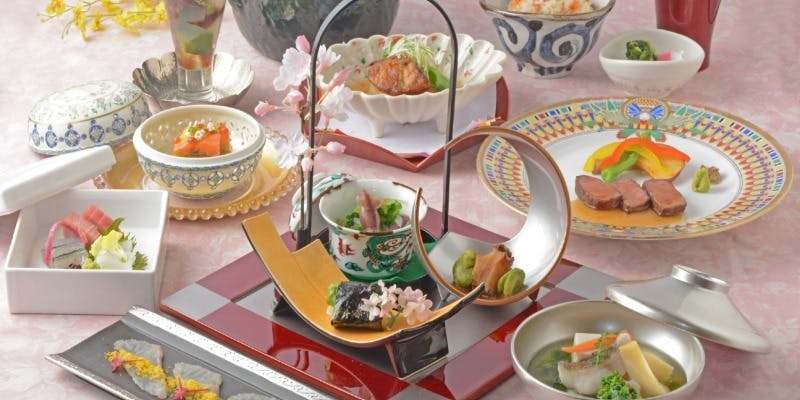 【～調理長お勧め～懐石　華】調理長お勧めの本格的な懐石料理＋1ドリンク