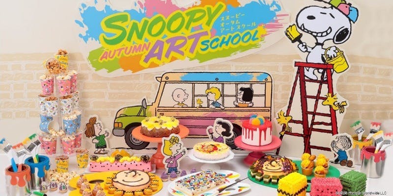 オータムスイーツビュッフェ「SNOOPY AUTUMN ART SCHOOL」（木・金曜日）