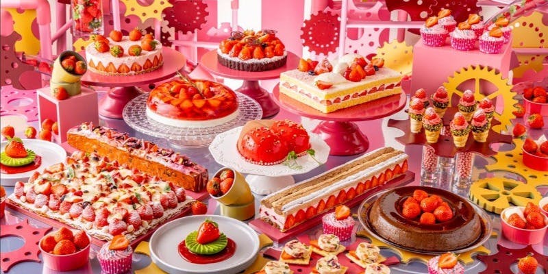 いちごスイーツビュッフェ「Strawberry Chocolate Factory」