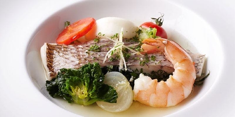 【メニュー ペル マンマ】ご妊婦様の為のディナーコース＋お土産ハーブサラダ付き