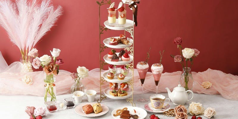 ストロベリー＆ショコラアフタヌーンティー＋乾杯酒