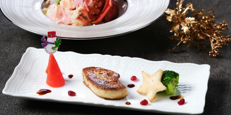 【 Xmas2025 】菊水 ～ 神戸牛と特選黒毛和牛フィレ×フォアグラ×鮮魚のグリル＋乾杯酒（12/1～25）