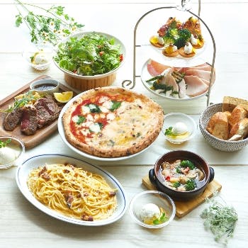 ディナー 女子会 Salvatore 梅田 Pizza Salvatore Cuomo 梅田 1f Okaimonoモール レストラン