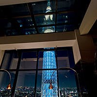 東京スカイツリー（R）が臨める、地上150mの自然派イタリアン