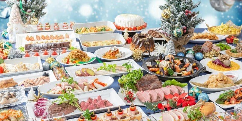 【Xmas2024】40種以上のお料理やデザートなど！～クリスマスディナービュッフェ～（早割）