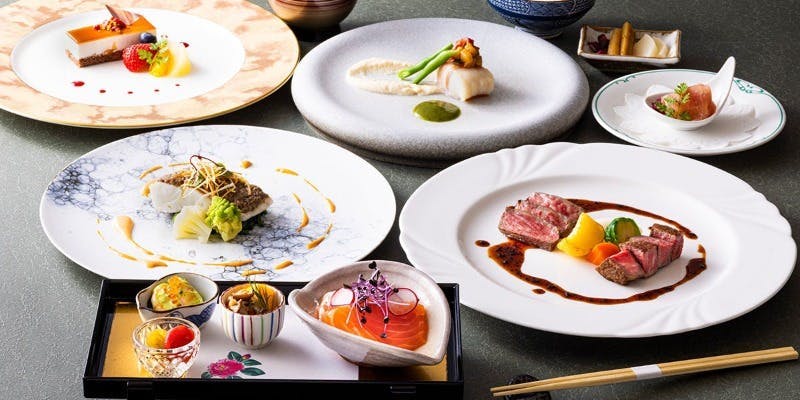 【記念日／お箸で食べるフレンチ】メッセージプレート、記念撮影付き（6名様以上で個室料無料）