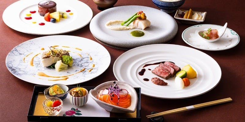 【お箸で食べるフレンチコース】魚料理、肉料理など全8品「水音」（11/1～1/12）