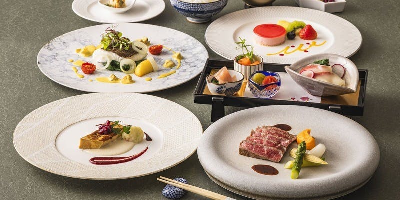 【お箸で食べるフレンチコース】魚料理、肉料理など全8品「水音」（1/13～3/30）