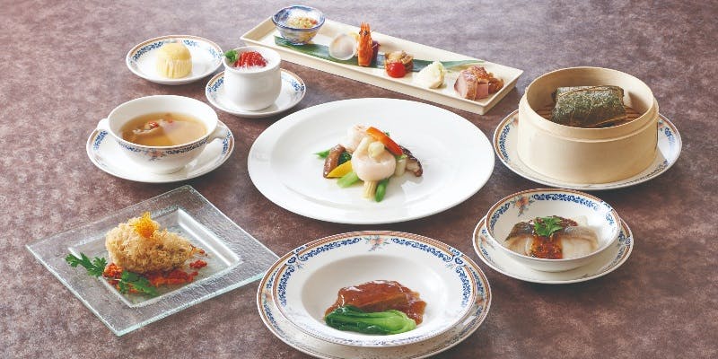 【水晶コース】北京ダックや蟹肉とレタス入り炒飯など全7品