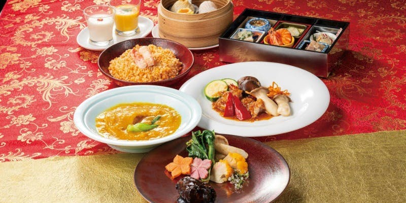 【特別なお席に唐コース】フカヒレ姿煮や海鮮料理など全7品＋ロゼスパークリングワイン含む2時間飲み放題