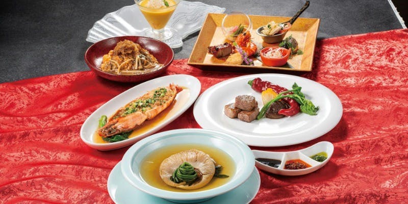 希少食材を堪能・宋コース、フカヒレ姿など希少貴重食材を用いた美食に舌鼓＋2時間飲み放題