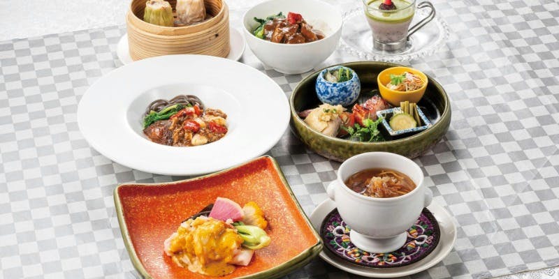 【周コース】フカヒレスープや人気の大海老料理等 7品＋ロゼスパークリング含む2時間飲み放題付き