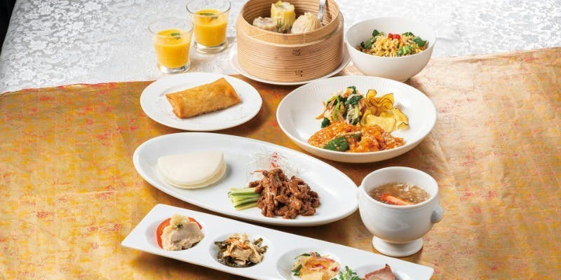 【スペシャルランチ】フカヒレ、海老チリ等全8品＋3時間プレミアム飲み放題