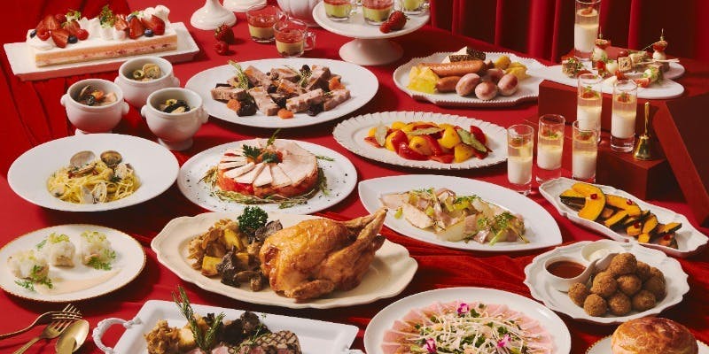  【6名様から予約可】忘新年会プラン ランチビュッフェ　飲み放題付（ソフトドリンクフリーフロー）