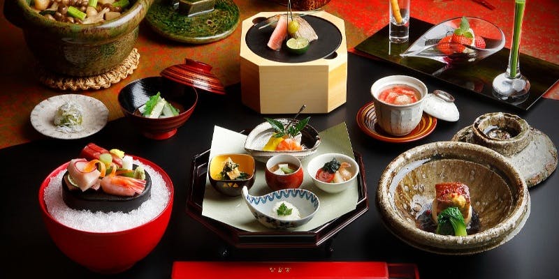 懐石【おまかせ】季節の食材を楽しむ調理長の特別コース　全7品