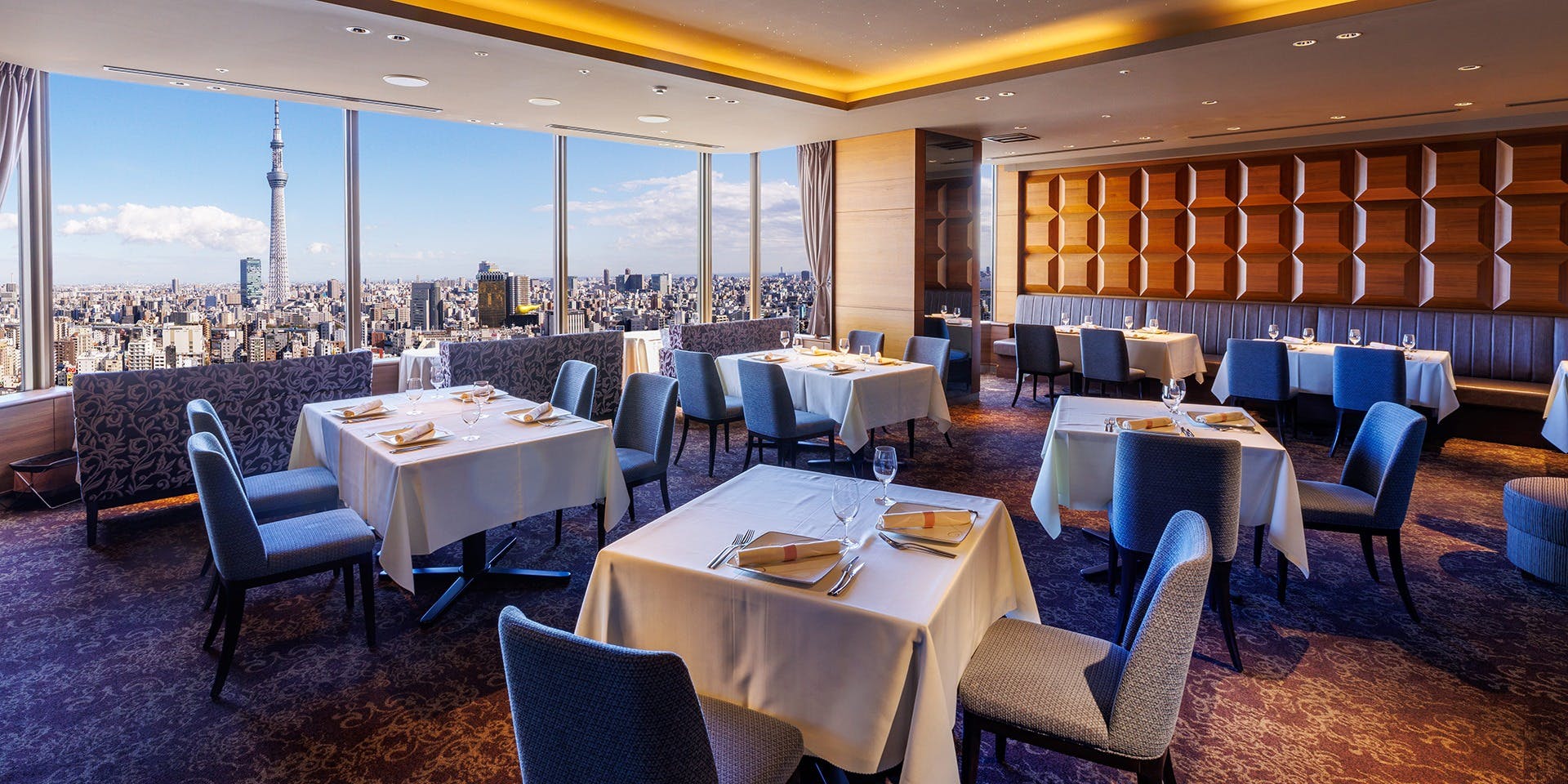 THE ASAKUSA DINING Chinese唐紅花 French蒔絵／浅草ビューホテル27F 