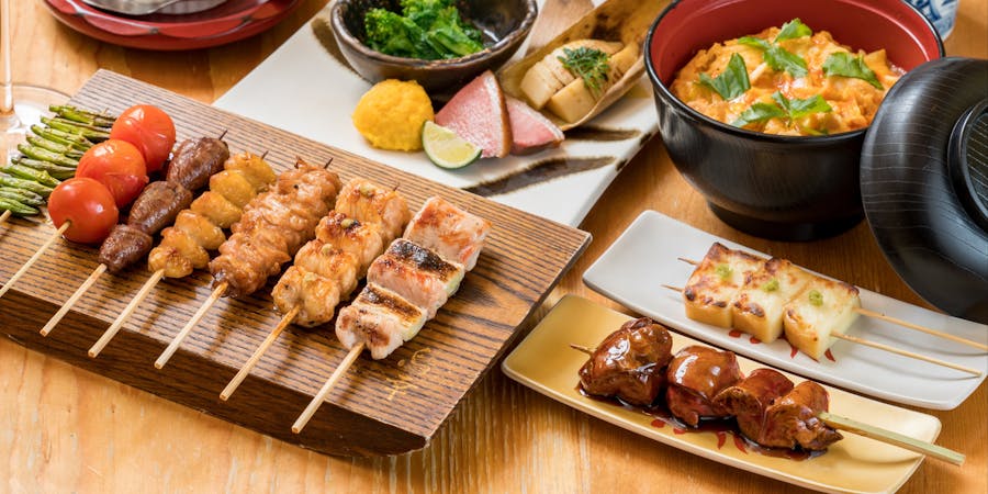 乃木坂 鳥幸 松コース お勧め串8本など全6品 選べる1ドリンク Gotoeat特別プラン ディナー プラン メニュー 一休 Comレストラン