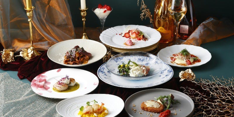 【チーズセレクション～栄光のミラノ～ゴージャス】全8皿＋乾杯フランチャコルタ（1/13～2/28）