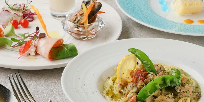 ＜ランチコース＞【レッジーロ】前菜5種盛、選べるパスタ、ドルチェなど全5品