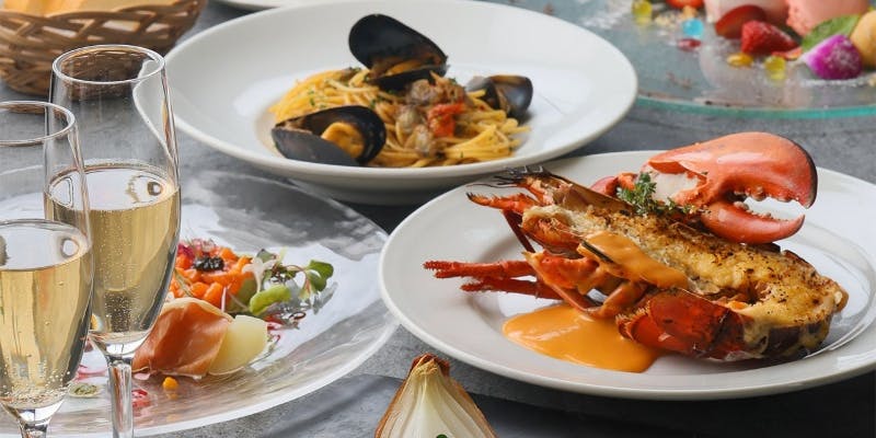 ＜記念日・誕生日＞【ストーリア（軌跡）】5つの特典付！オマール海老や山形牛ロースを味わう 全8品