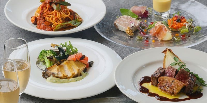 ＜記念日・誕生日＞【プロディジョーゾ】3つの特典付！アワビのポアレや国産牛フィレのソテーなど 全8品