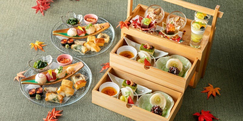 【和風アフタヌーンティー】＋ティーフリーフロー