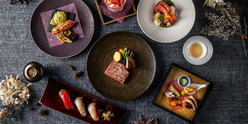 鉄板焼き～雅～和牛サーロインを含む全7品