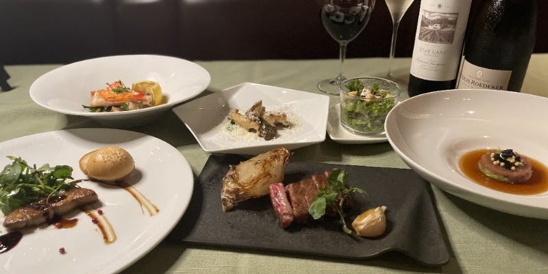 鉄板焼 S 【LUXURY Course】シャトーブリアンも選べる宮崎牛ステーキ