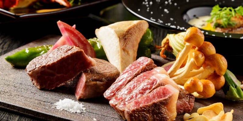 　葵　～Aoi～　ステーキをメインに季節の海鮮料理や前菜がついたスタンダードフルコース