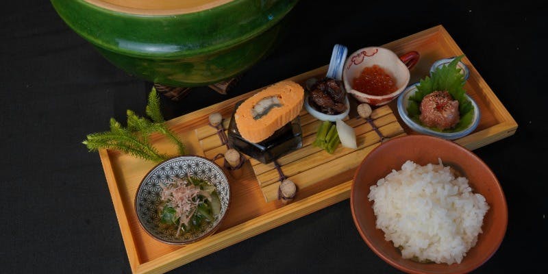 米づくしコース・儀兵衛の銀シャリ白ごはん～五種のお供とともに～＋1drinkプレゼント（900円以下のもの）