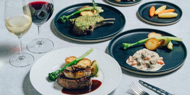 ランチブッフェ【前菜＆デザートブッフェ＋選べるメイン】（平日／8名～個室リクエスト予約）