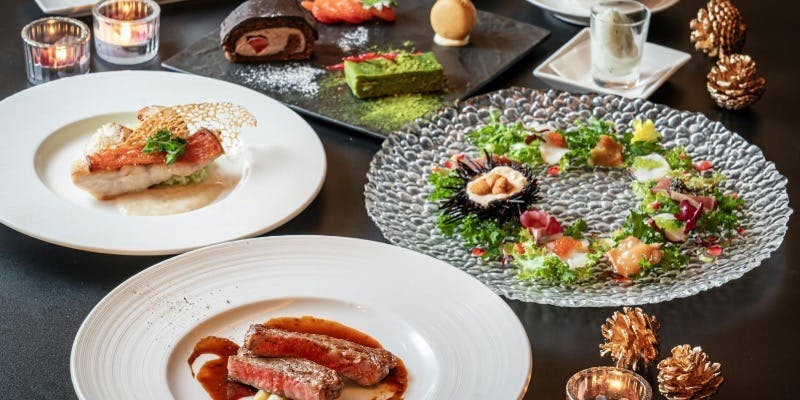 【Xmas2025】～黒毛和牛フィレ肉のローストや金目鯛と帆立貝のポワレなど全7品～