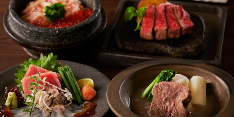 【冬華コース】 ～虎河豚、ずわい蟹、黒毛和牛などの旬の味覚、贅を愉しむ～（11月17日～）