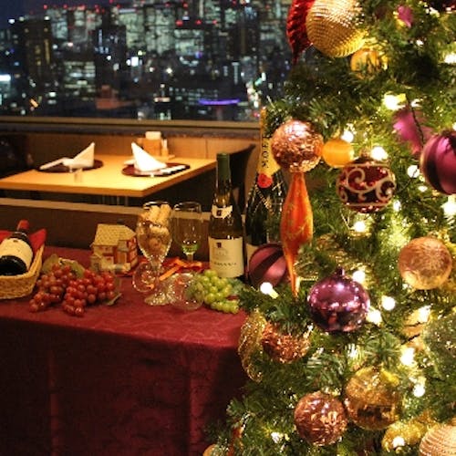 クリスマス 夜景 シビック スカイレストラン椿山荘 Okaimonoモール レストラン