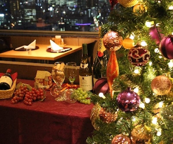 クリスマス 夜景 シビック スカイレストラン椿山荘 Okaimonoモール レストラン クリスマス 夜景 シビック スカイレストラン椿山荘 Okaimonoモール レストラン