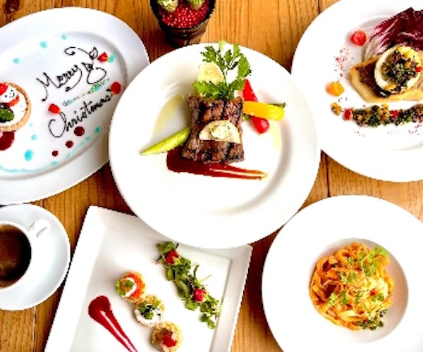 クリスマス ディナー Piccole Lampare Rooftop Sky Bar Okaimonoモール レストラン クリスマス ディナー Piccole Lampare Rooftop Sky Bar Okaimonoモール レストラン