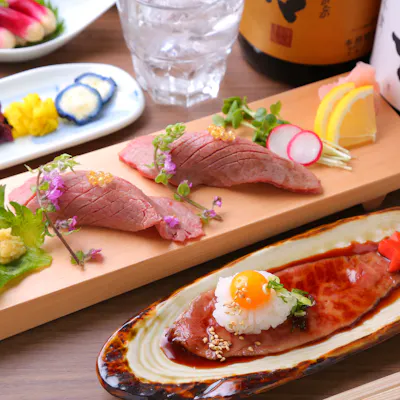 松阪牛を使った「おにくのおすし」