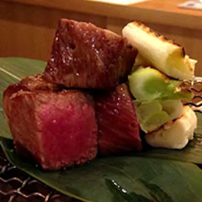 国産和牛 近江姫和牛を炭火焼で味わう