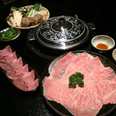 りゅう庵自慢のしゃぶしゃぶ