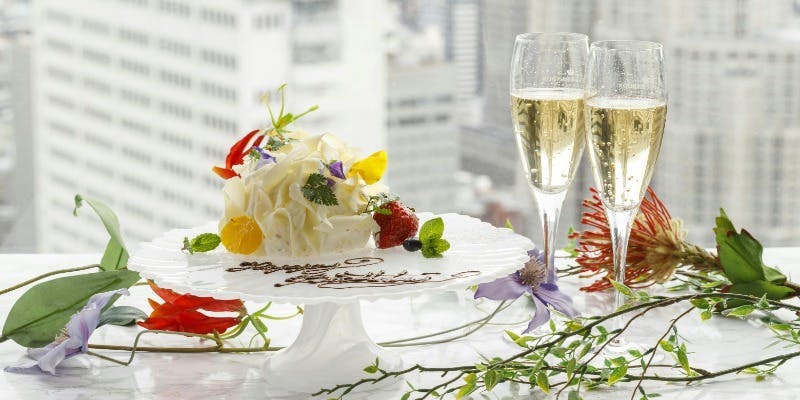 【凛　～rin～　】記念日ケーキ付×ランチ贅沢小会席コース＋乾杯スパークリング