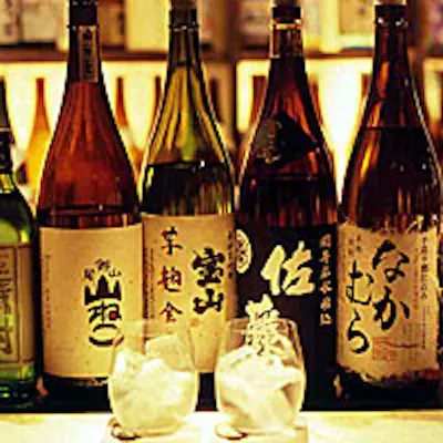150種の芋焼酎を取り揃え