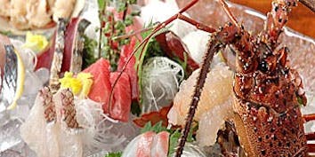 【季節コース】特選料理・お造り・焼物・うなぎの朴葉蒸しを含む全9品 - 日本料理 梅林