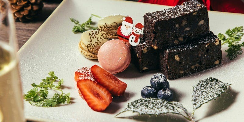 【Xmas2025 極み】選べるドリンク、シャトーブリアン、Xmasプレート