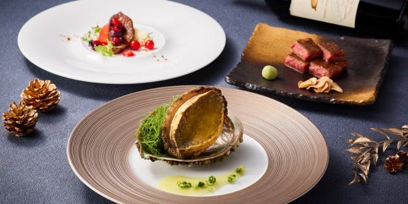 【Xmas2025】海の幸と神戸牛・飛騨牛食べくらべを楽しむクリスマスコース「やまなみ」（12/1～12/25限定）