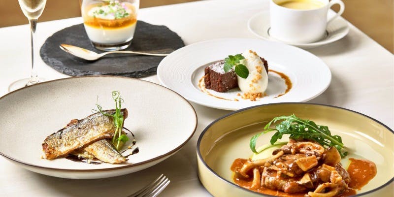 【季節限定ランチコース】彩り豊かな前菜・Wメインの全5皿