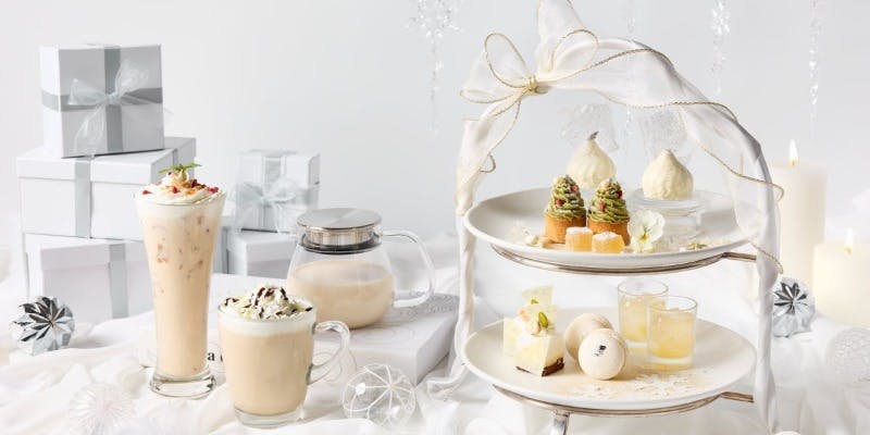 ホワイトクリスマスアフタヌーンティースタンド（店内席）