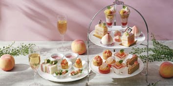 【旬の桃を贅沢に味わう】Peachy PEACH Afternoon Tea - Lounge＆Dining G／東京マリオットホテル
