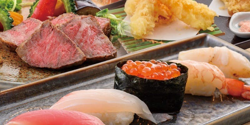 【和食の魅力を味わう】福寿FUKUJU　寿司・天婦羅・和牛をご堪能下さい
